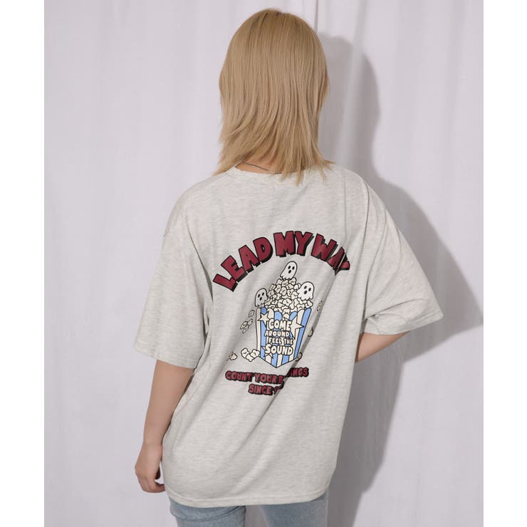 《ポップコーン 遊び心》オバケロゴＴシャツ カジュアル×ストリート | GORGE  | 詳細画像16 