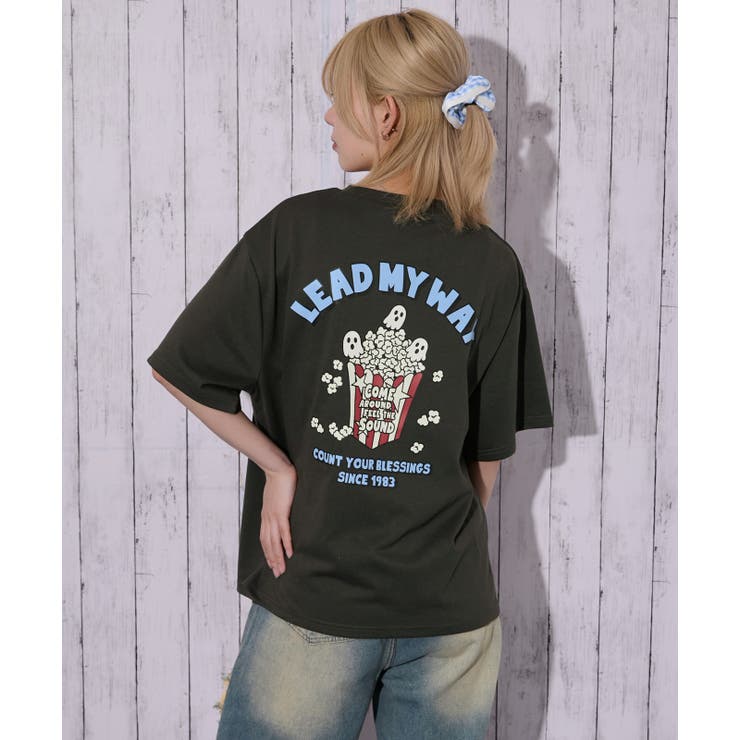 スミクロ | 《ポップコーン 遊び心》オバケロゴＴシャツ カジュアル×ストリート | GORGE 