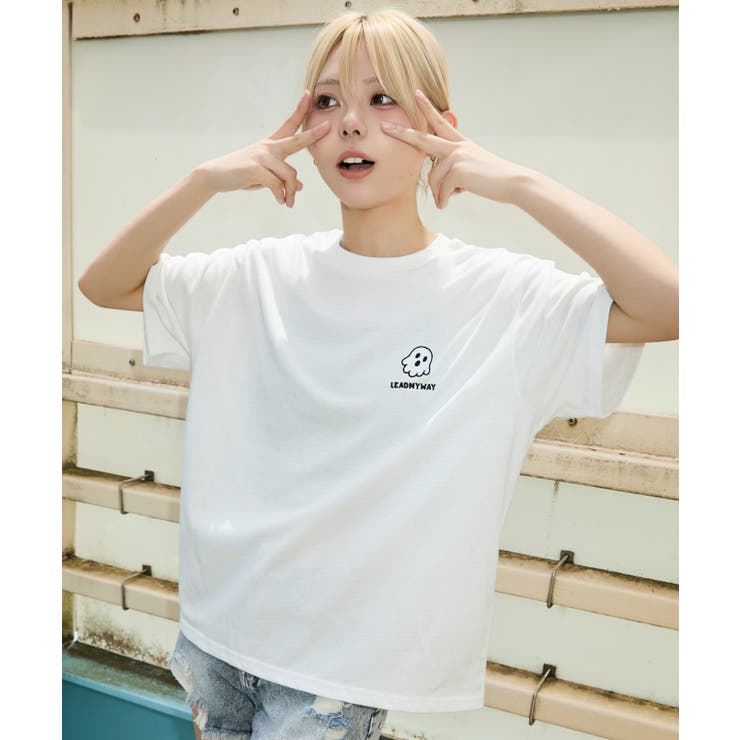 《ポップコーン 遊び心》オバケロゴＴシャツ カジュアル×ストリート | GORGE  | 詳細画像1 