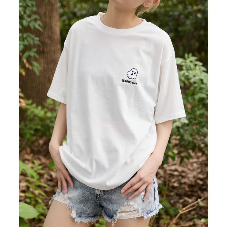 《ポップコーン 遊び心》オバケロゴＴシャツ カジュアル×ストリート | GORGE  | 詳細画像2 