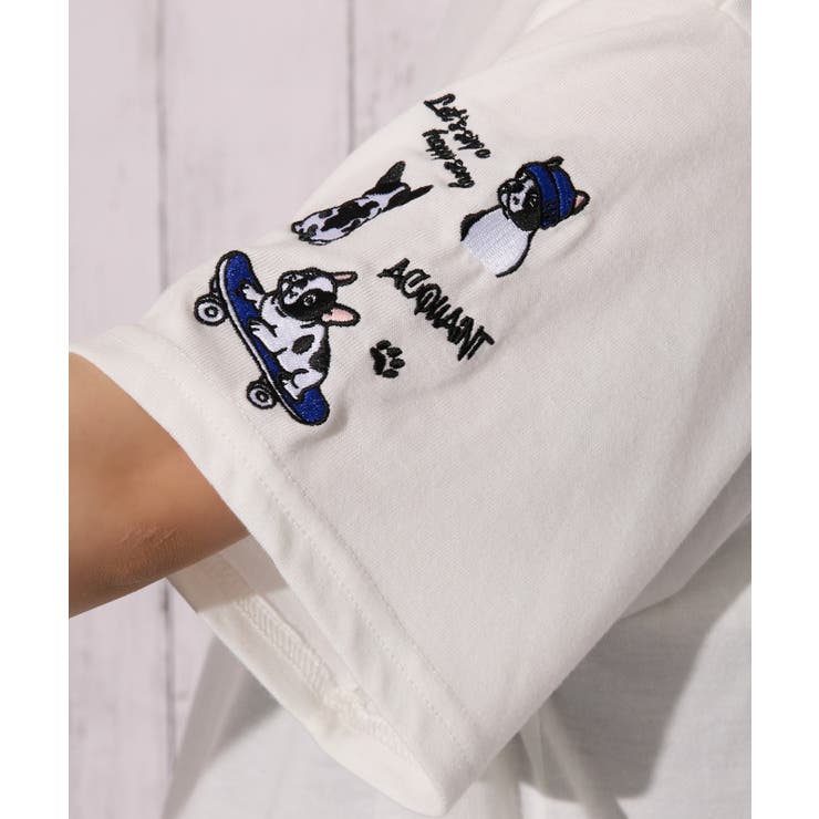 《ゆるシルエット 遊び心》袖刺しゅうアニマルアソートＴシャツ カジュアル×ストリ… | GORGE  | 詳細画像25 