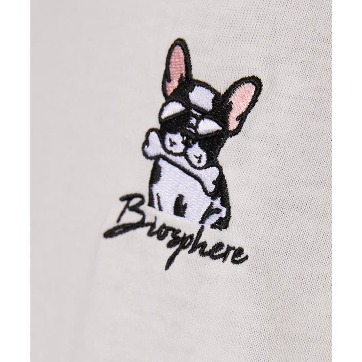 《ゆるシルエット 遊び心》袖刺しゅうアニマルアソートＴシャツ カジュアル×ストリ… | GORGE  | 詳細画像4 
