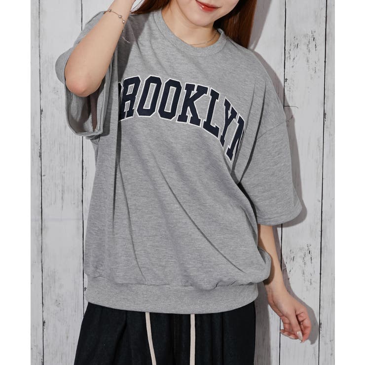 グレー | 《ＢＲＯＯＫＬＹＮカレッジロゴ》トレーナー／ストリート／春秋冬／全３色 | GORGE 