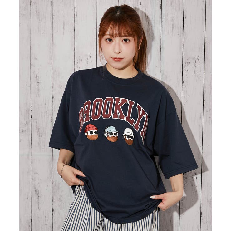《ひげキャラクター×ロゴ》Ｔシャツ／ストリート／春夏秋／全４色 | GORGE  | 詳細画像14 