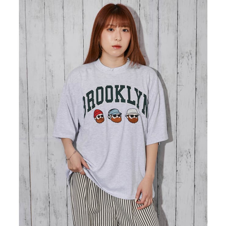《ひげキャラクター×ロゴ》Ｔシャツ／ストリート／春夏秋／全４色 | GORGE  | 詳細画像19 
