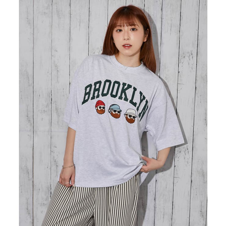 《ひげキャラクター×ロゴ》Ｔシャツ／ストリート／春夏秋／全４色 | GORGE  | 詳細画像20 