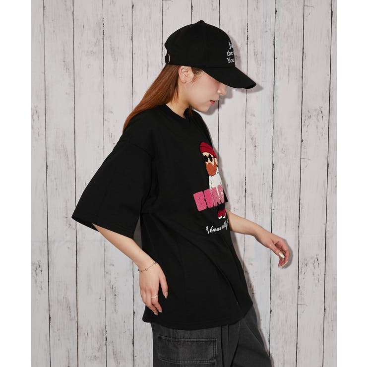 《ひげキャラクター×ロゴ》Ｔシャツ／ストリート／春夏秋／全４色 | GORGE  | 詳細画像4 