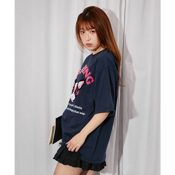 ドッグキャラクター×サガラロゴ》Tシャツ／ストリート／春夏秋／全4