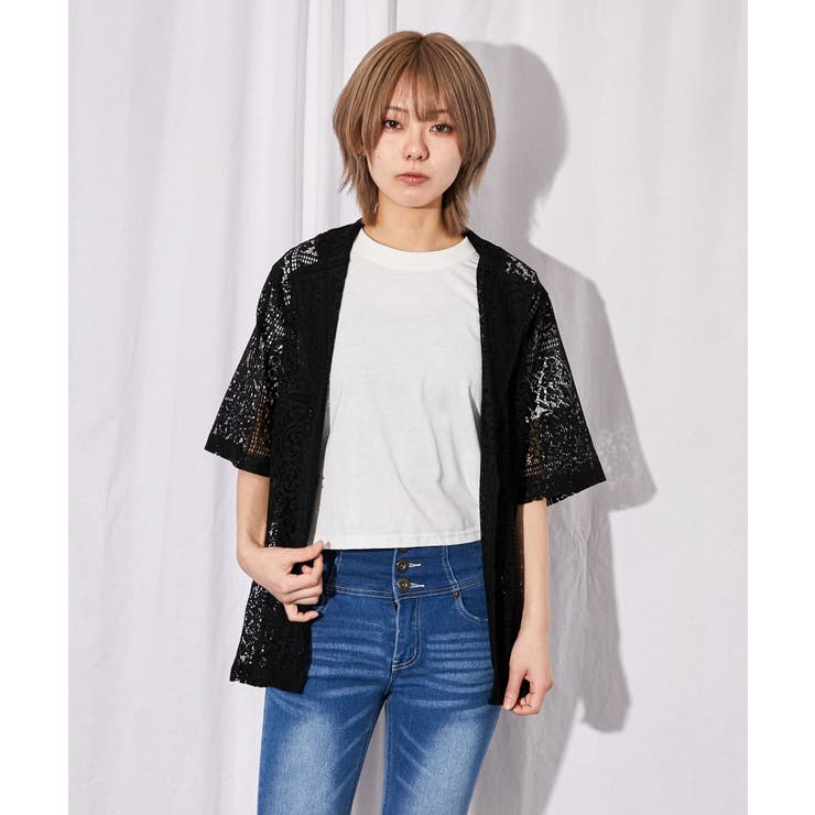 《総レース》半袖テーラードジャケット／キレイめカジュアル／春夏／全２色 | GORGE  | 詳細画像9 