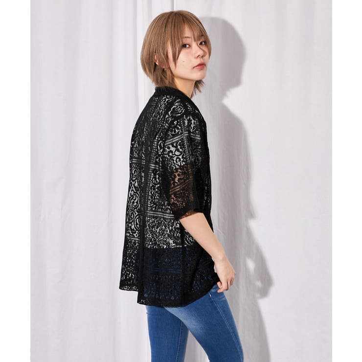 《総レース》半袖テーラードジャケット／キレイめカジュアル／春夏／全２色 | GORGE  | 詳細画像10 