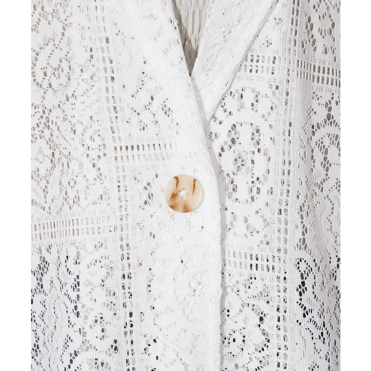 《総レース》半袖テーラードジャケット／キレイめカジュアル／春夏／全２色 | GORGE  | 詳細画像12 