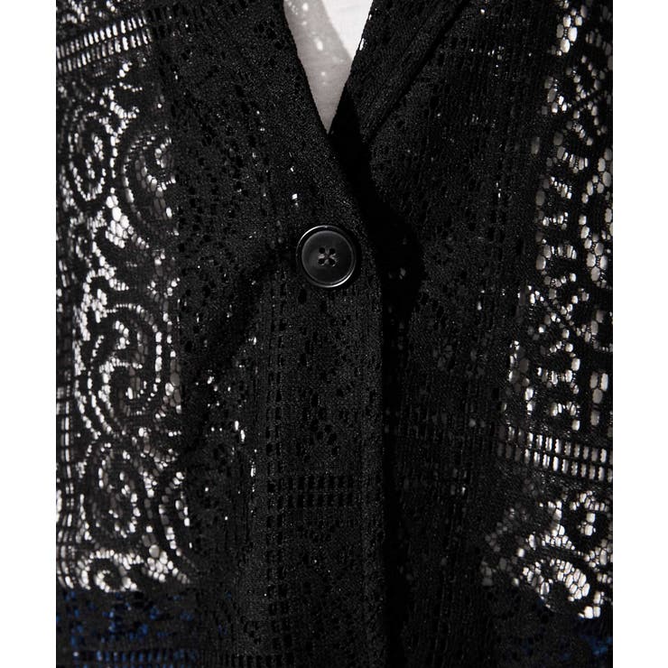 《総レース》半袖テーラードジャケット／キレイめカジュアル／春夏／全２色 | GORGE  | 詳細画像13 