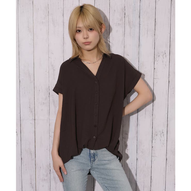 《さらしぼ 抜け感》タケノコスキッパーシャツ ナチュラル×リラックス | GORGE  | 詳細画像11 