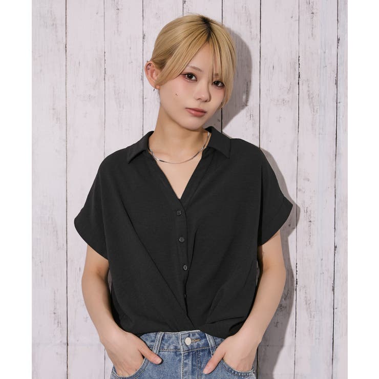 《さらしぼ 抜け感》タケノコスキッパーシャツ ナチュラル×リラックス | GORGE  | 詳細画像4 