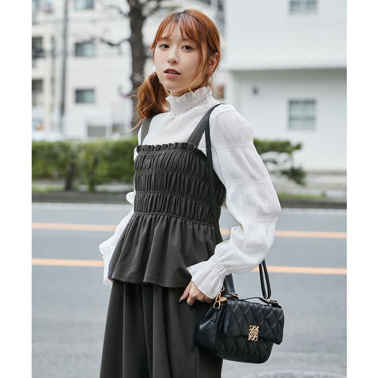 《シャーリングキャミオールインワン》オールインワン／カジュアル／春夏秋／全３色 | GORGE  | 詳細画像7 