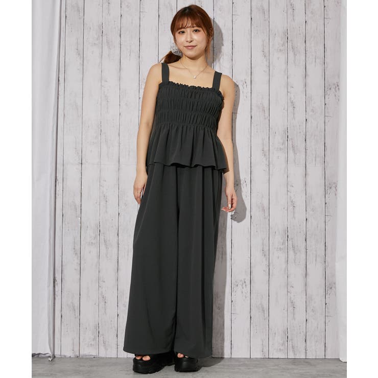 《シャーリングキャミオールインワン》オールインワン／カジュアル／春夏秋／全３色 | GORGE  | 詳細画像10 