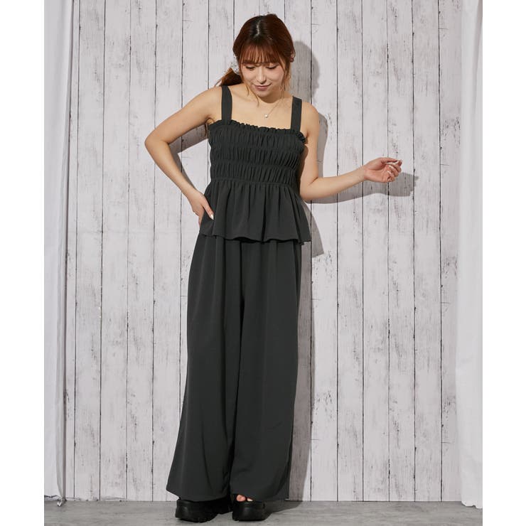 《シャーリングキャミオールインワン》オールインワン／カジュアル／春夏秋／全３色 | GORGE  | 詳細画像11 