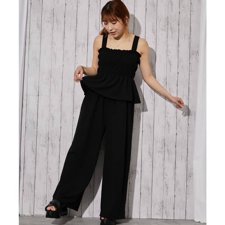 《シャーリングキャミオールインワン》オールインワン／カジュアル／春夏秋／全３色 | GORGE  | 詳細画像16 