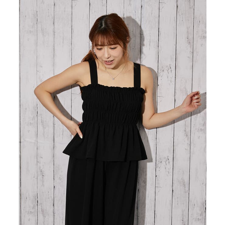 《シャーリングキャミオールインワン》オールインワン／カジュアル／春夏秋／全３色 | GORGE  | 詳細画像18 