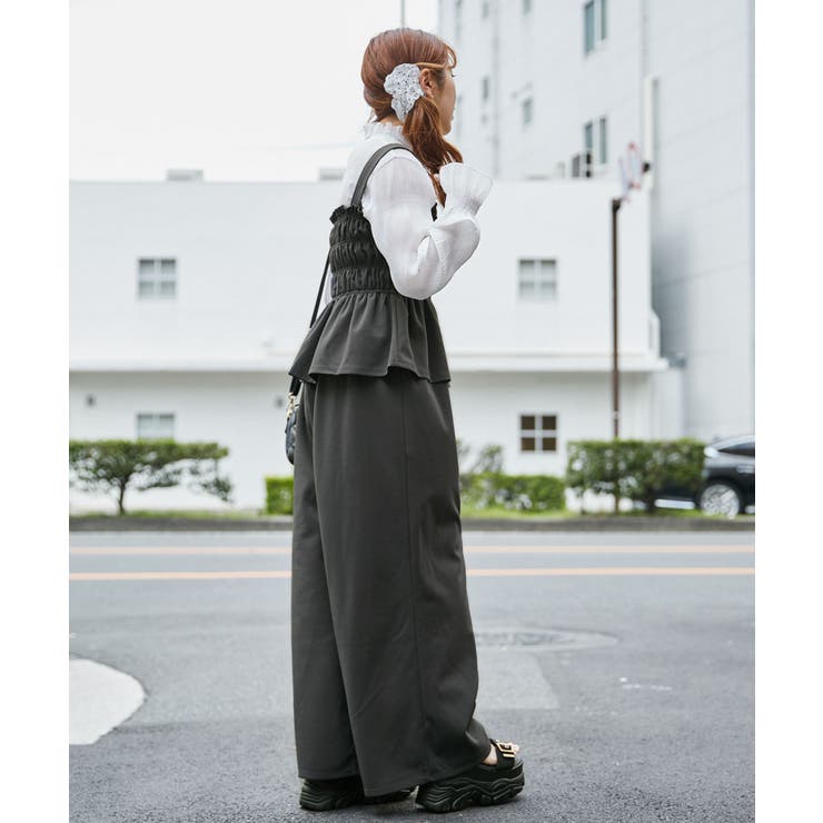 《シャーリングキャミオールインワン》オールインワン／カジュアル／春夏秋／全３色 | GORGE  | 詳細画像5 