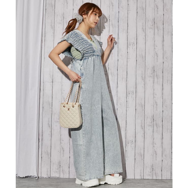 《シャーリングデニムオールインワン》オールインワン／カジュアル／春夏秋／全３色 | GORGE  | 詳細画像8 