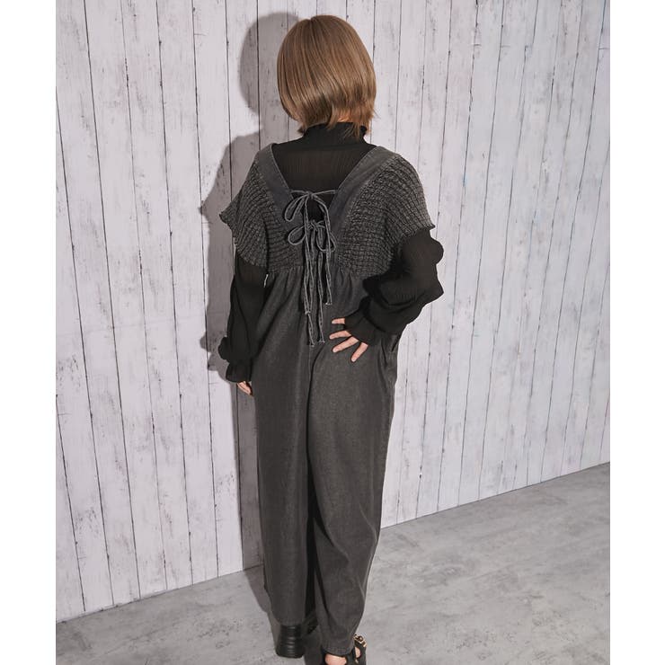 《シャーリングデニムオールインワン》オールインワン／カジュアル／春夏秋／全３色 | GORGE  | 詳細画像14 