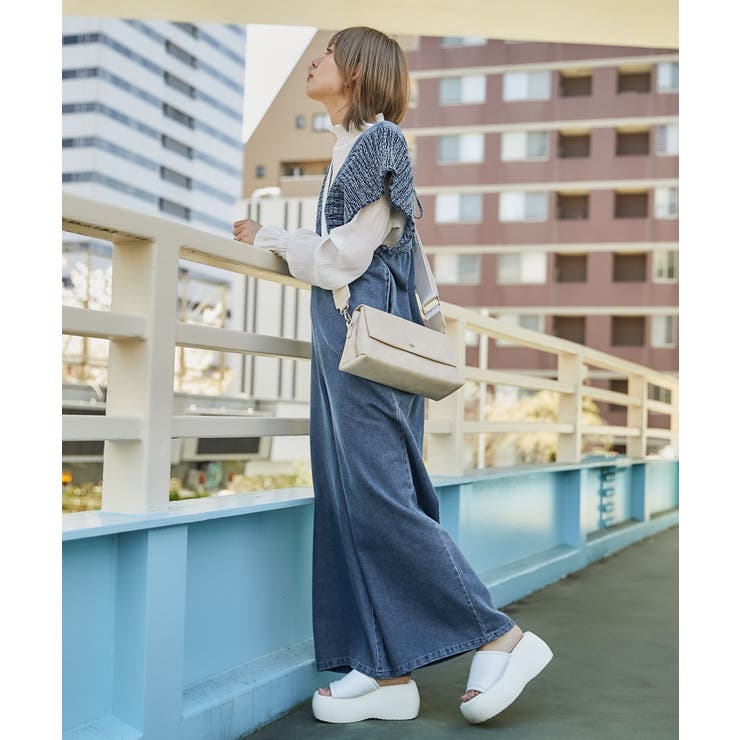 《シャーリングデニムオールインワン》オールインワン／カジュアル／春夏秋／全３色 | GORGE  | 詳細画像3 