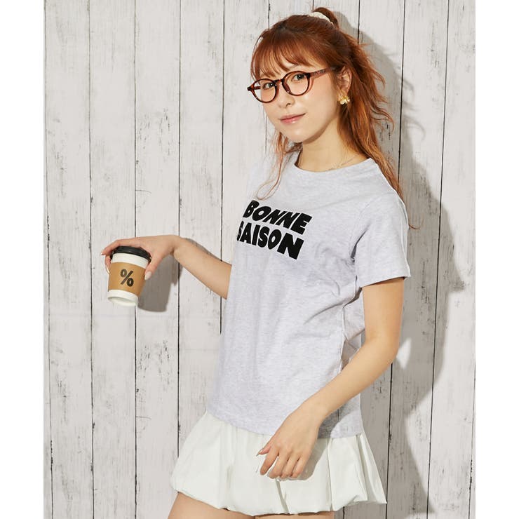 フロッキーロゴデザインＴシャツ／春夏／全３色 | GORGE  | 詳細画像7 