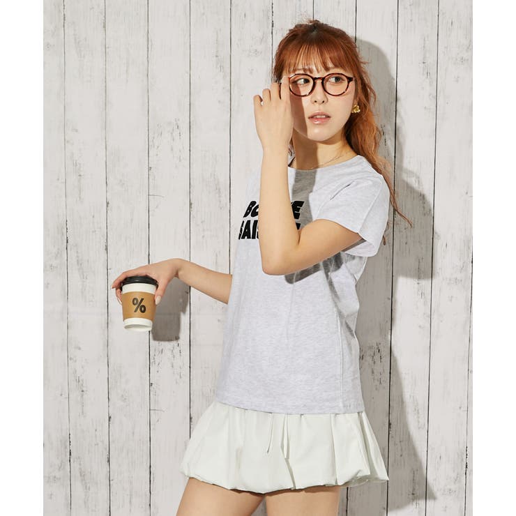 フロッキーロゴデザインTシャツ／春夏／全3色[品番：GORW0010762