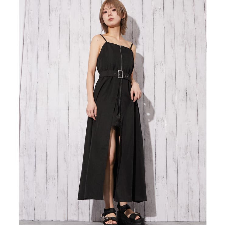 《ベルト付き×フロントＺＩＰ》オールインワン／カジュアル／春夏秋／全３色 | GORGE  | 詳細画像11 