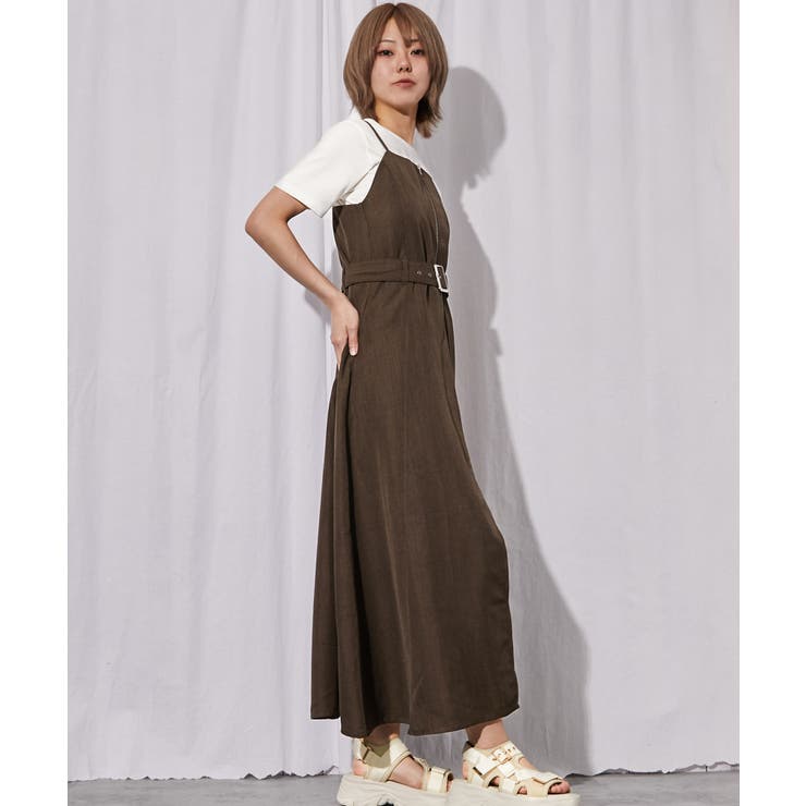 《ベルト付き×フロントＺＩＰ》オールインワン／カジュアル／春夏秋／全３色 | GORGE  | 詳細画像18 