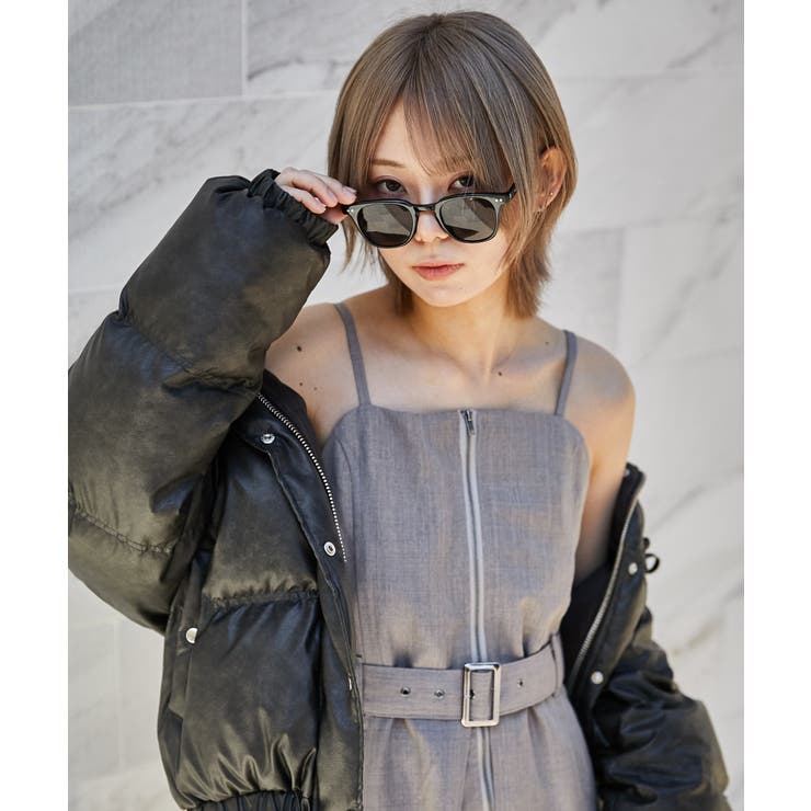 《ベルト付き×フロントＺＩＰ》オールインワン／カジュアル／春夏秋／全３色 | GORGE  | 詳細画像6 