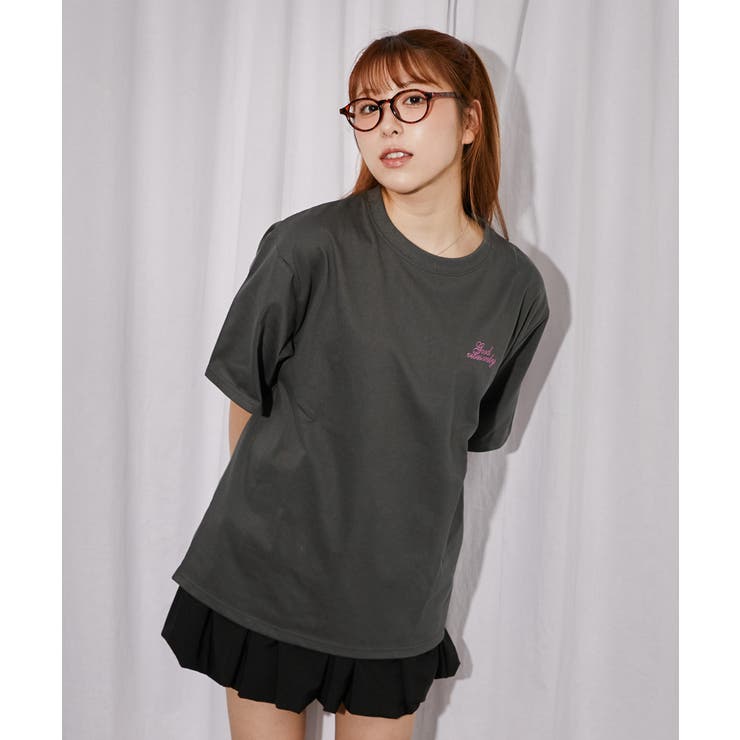 《チェックハートロゴ》バックプリントＴシャツ／ストリート／春夏／全４色 | GORGE  | 詳細画像15 