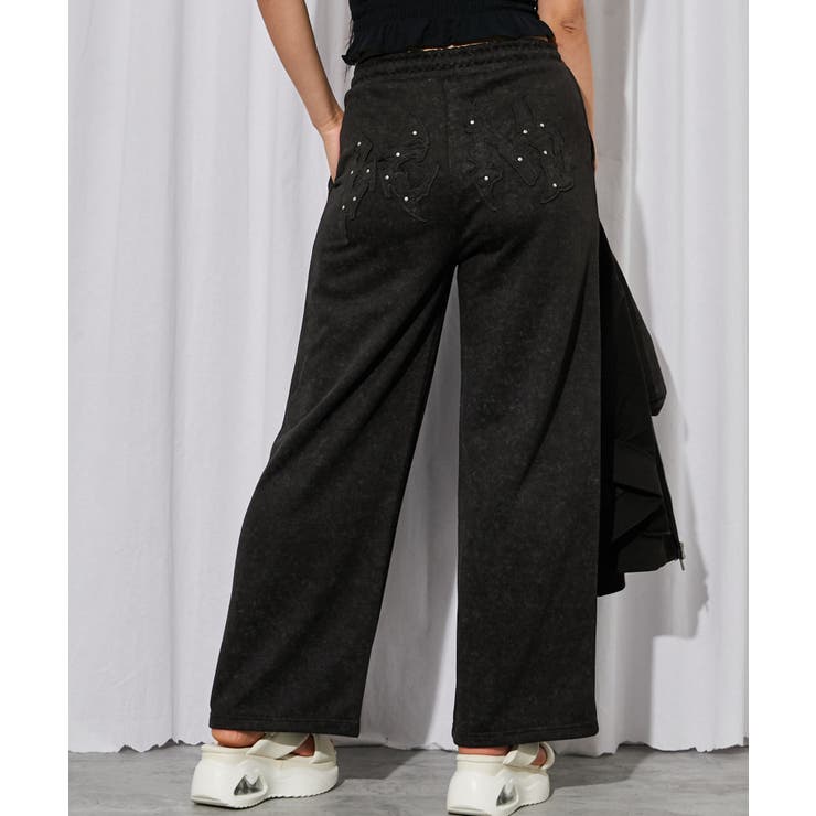 《ピグメント風・ワイド》スウェットパンツ／ストリート／春秋冬／全３色 | GORGE  | 詳細画像7 