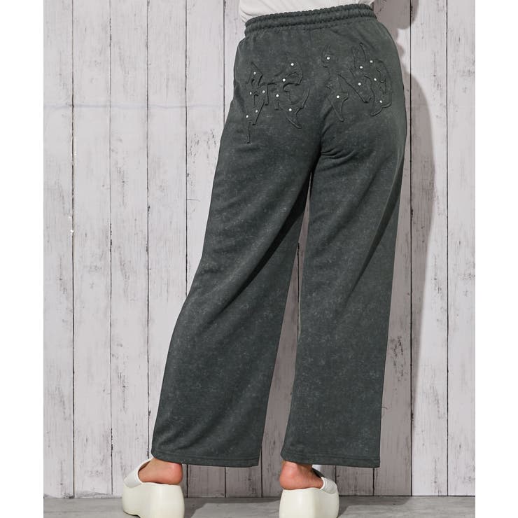 《ピグメント風・ワイド》スウェットパンツ／ストリート／春秋冬／全３色 | GORGE  | 詳細画像20 