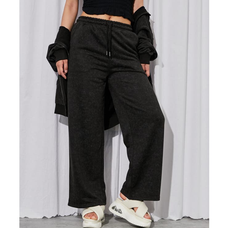 《ピグメント風・ワイド》スウェットパンツ／ストリート／春秋冬／全３色 | GORGE  | 詳細画像5 