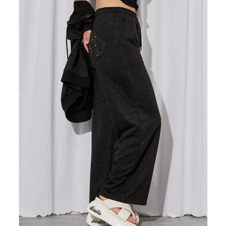 《ピグメント風・ワイド》スウェットパンツ／ストリート／春秋冬／全３色 | GORGE  | 詳細画像6 