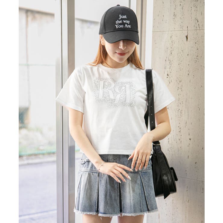 《ラインストーンロゴ》Ｔシャツ／ストリート×Ｙ２Ｋ／春夏／全３色 | GORGE  | 詳細画像2 