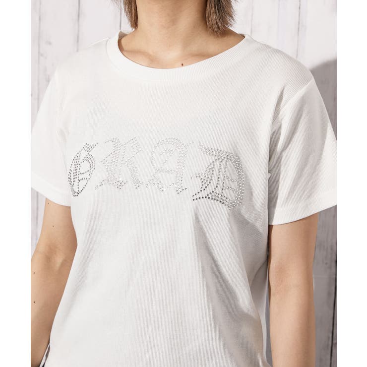 《ラインストーンロゴ×短丈》Ｔシャツ／Ｙ２Ｋ／春夏／全２色 | GORGE  | 詳細画像10 