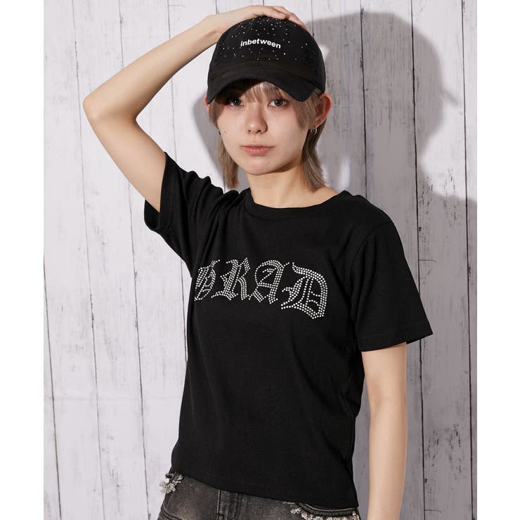 《ラインストーンロゴ×短丈》Ｔシャツ／Ｙ２Ｋ／春夏／全２色 | GORGE  | 詳細画像5 