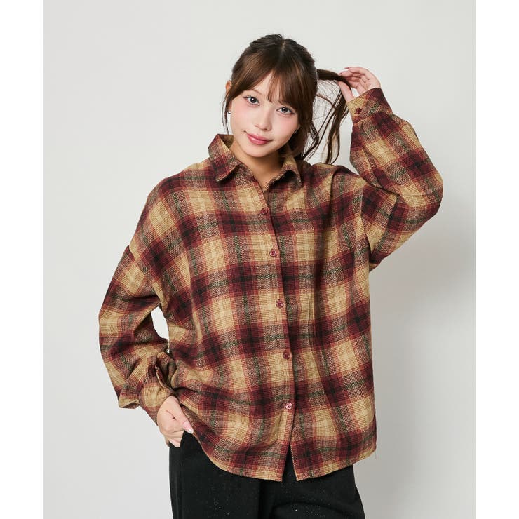 厚手起毛 チェック柄シャツ｜全４色 | GORGE  | 詳細画像9 