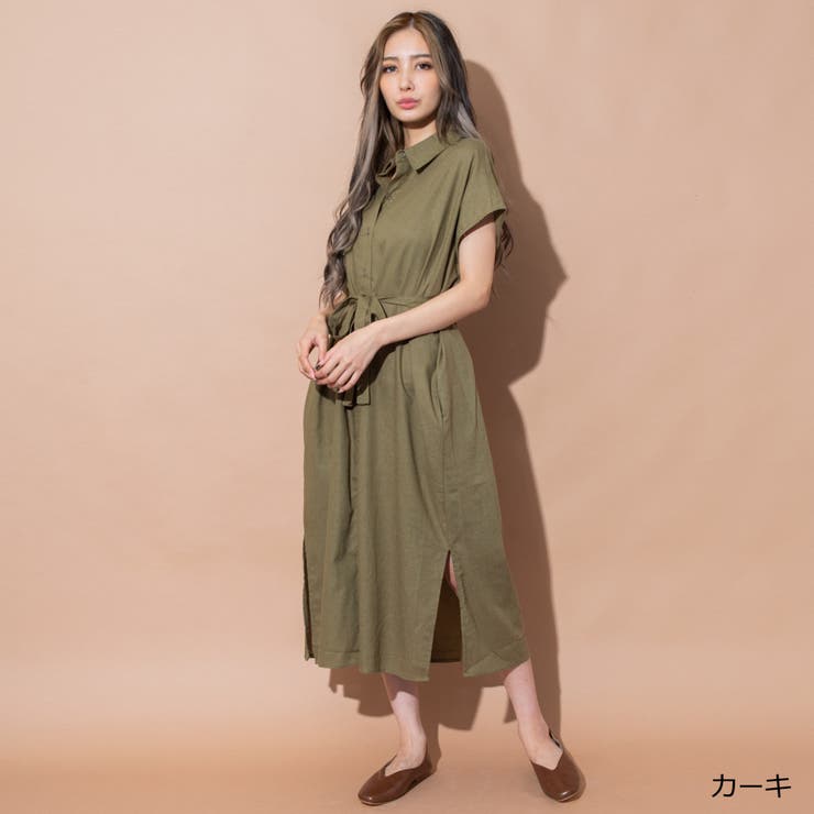 レーヨン麻シャツワンピース[品番：GORW0005253]｜GORGE （ゴージ）の 