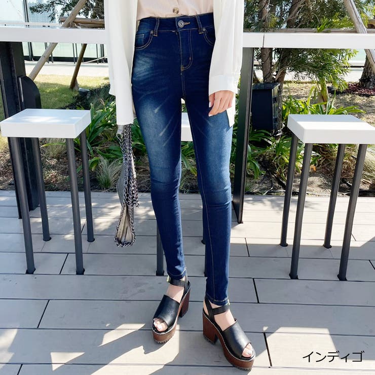 《美脚見え×ストレッチ》レディース スキニーデニム 定番細身シルエット | GORGE  | 詳細画像10 