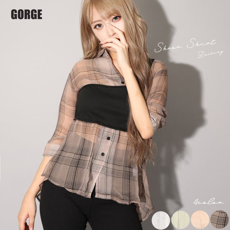 シアードッキングシャツ | GORGE  | 詳細画像1