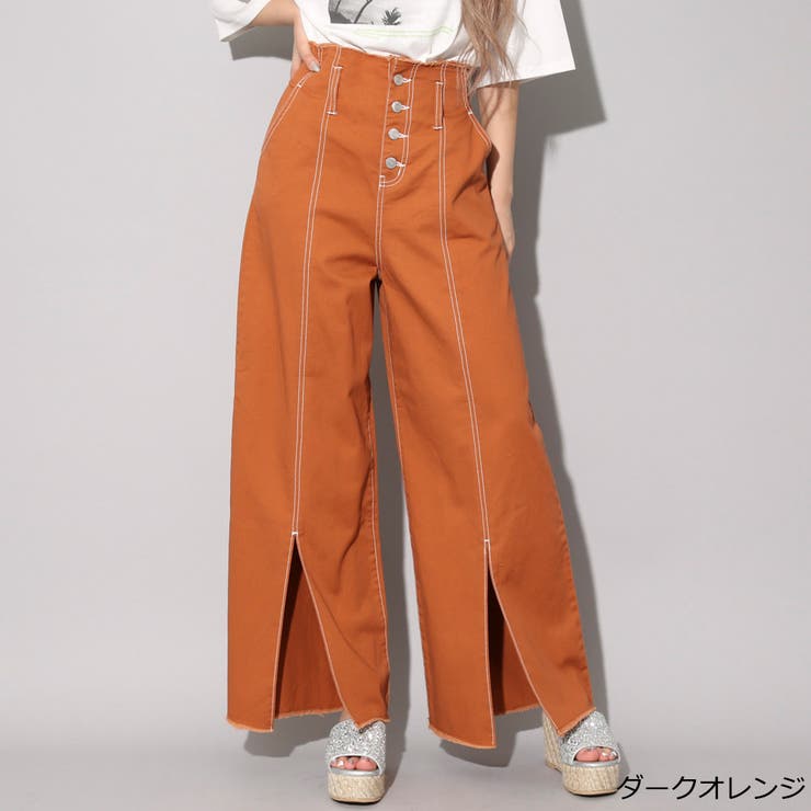 ☆新品　カジュアルパンツ　コーラルオレンジ　S(7〜9号)¥47300 ☆新品 カジュアルパンツ コーラルオレンジ S(7〜9号)¥47300