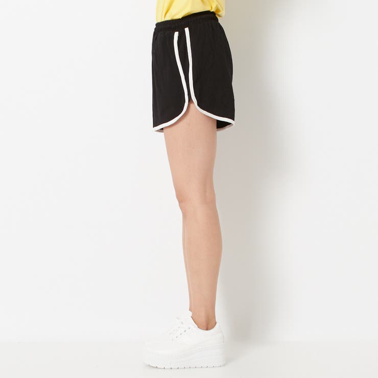 MSGM MILANO サイドライン ワイド ショート パンツ ウール ユニセックス) サイドポケットワイドショートパンツ