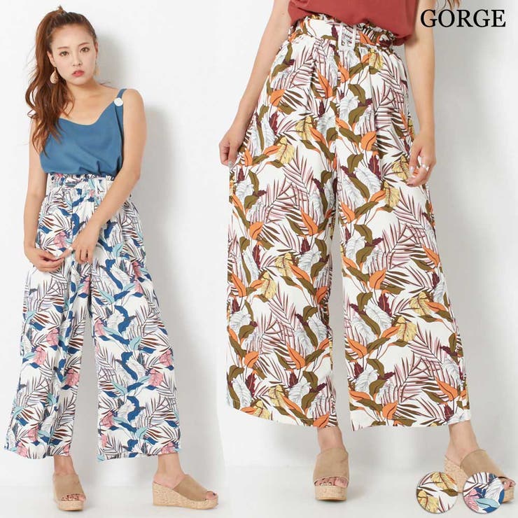 スクエア花柄パンツ[品番：GORW0004243]｜GORGE （ゴージ）の