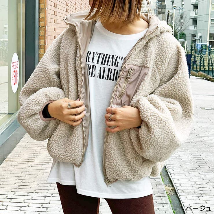 ボアZIPブルゾン[品番：GORW0004763]｜GORGE （ゴージ）のレディース