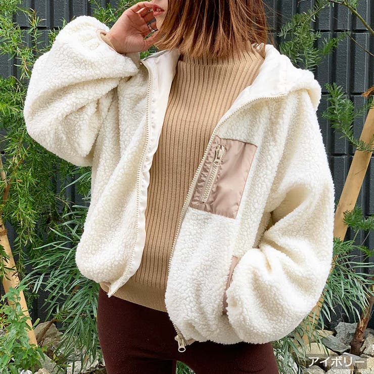 ボアZIPブルゾン[品番：GORW0004763]｜GORGE （ゴージ）のレディース