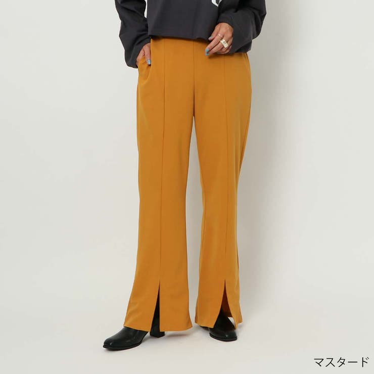 前スリットフレアパンツ[品番：GORW0005866]｜GORGE （ゴージ